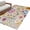 Pink Yellow Beige, variant on Sunflower 2'x6' Runner Rugs for Hallway Kitchen Bedside Non Slip Washable, Colorful Flowers Summer Botanical Entryway Rug Runners with Rubber Backing, Long Carpet Runner for Laundry Room