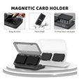 thumbnail image 2 of 2pcs Game Card Storage Case Gaming Accessories Cartridge Carrying Case for NS LITE Card Slot Protective Holder White, 2 of 4