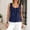 Blue 1, variant on Embroidered Eyelet Button Front Sleeveless V Neck Lace Trim Lightweight Chiffon Loose Fit Tank Top for Everyday and Wear Boho Summer Red 2 L