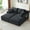 Gray, variant on GNIXUU 70.9" Oversized Double Chaises Lounge, Indoor Boneless Sofa, Corduroy Loveseat with Cupholders & Storage Pockets, Comfy Sectional Cloud Couch Sleeper Sofas Bed for Living Room,Orange