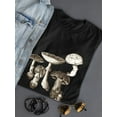 thumbnail image 3 of Les Champignons I T-Shirt Women -Naomi McCavitt Designs, Female XX-Large, 3 of 4