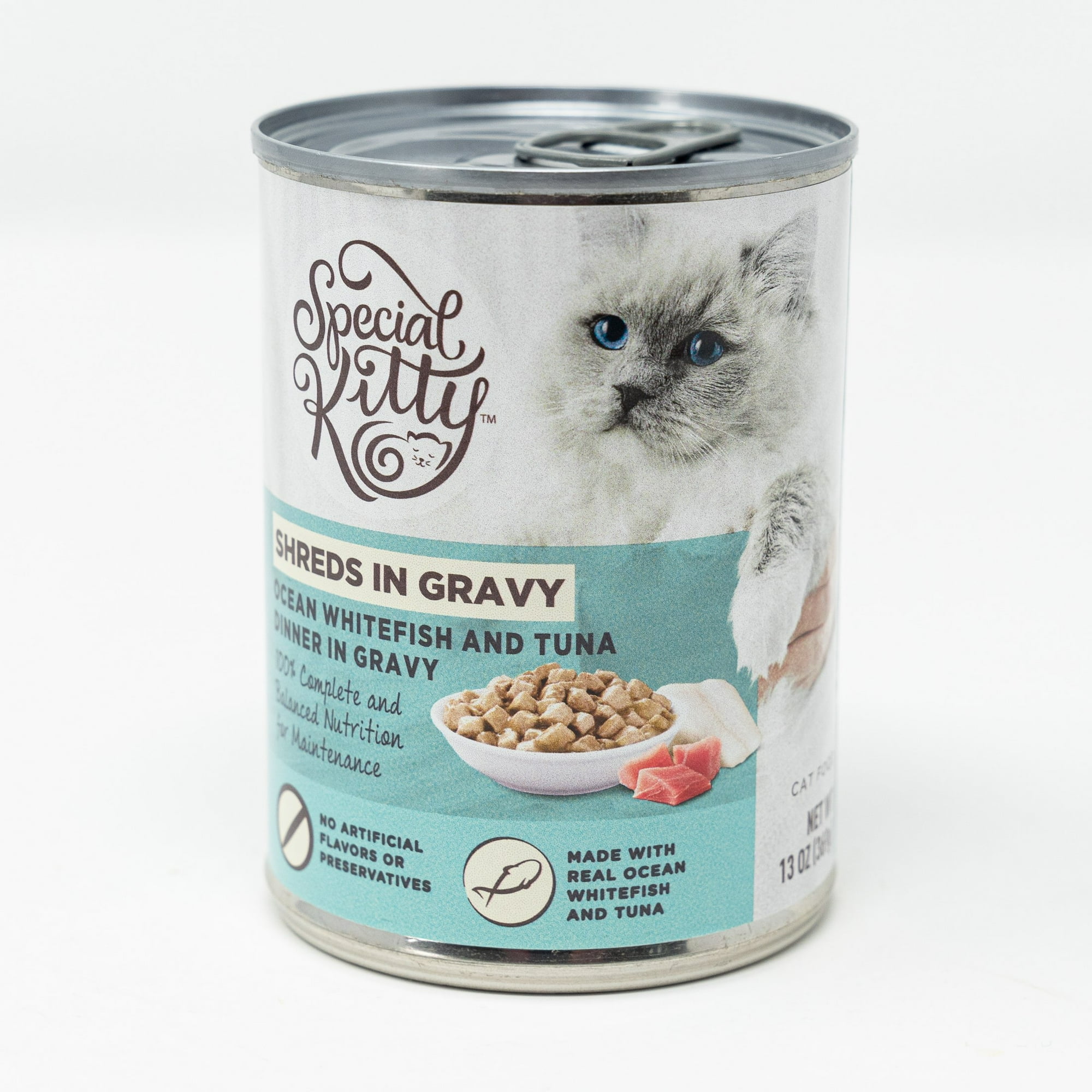 Special Kitty Ocean Whitefish and Tuna Wet Cat Food, 13 oz Can