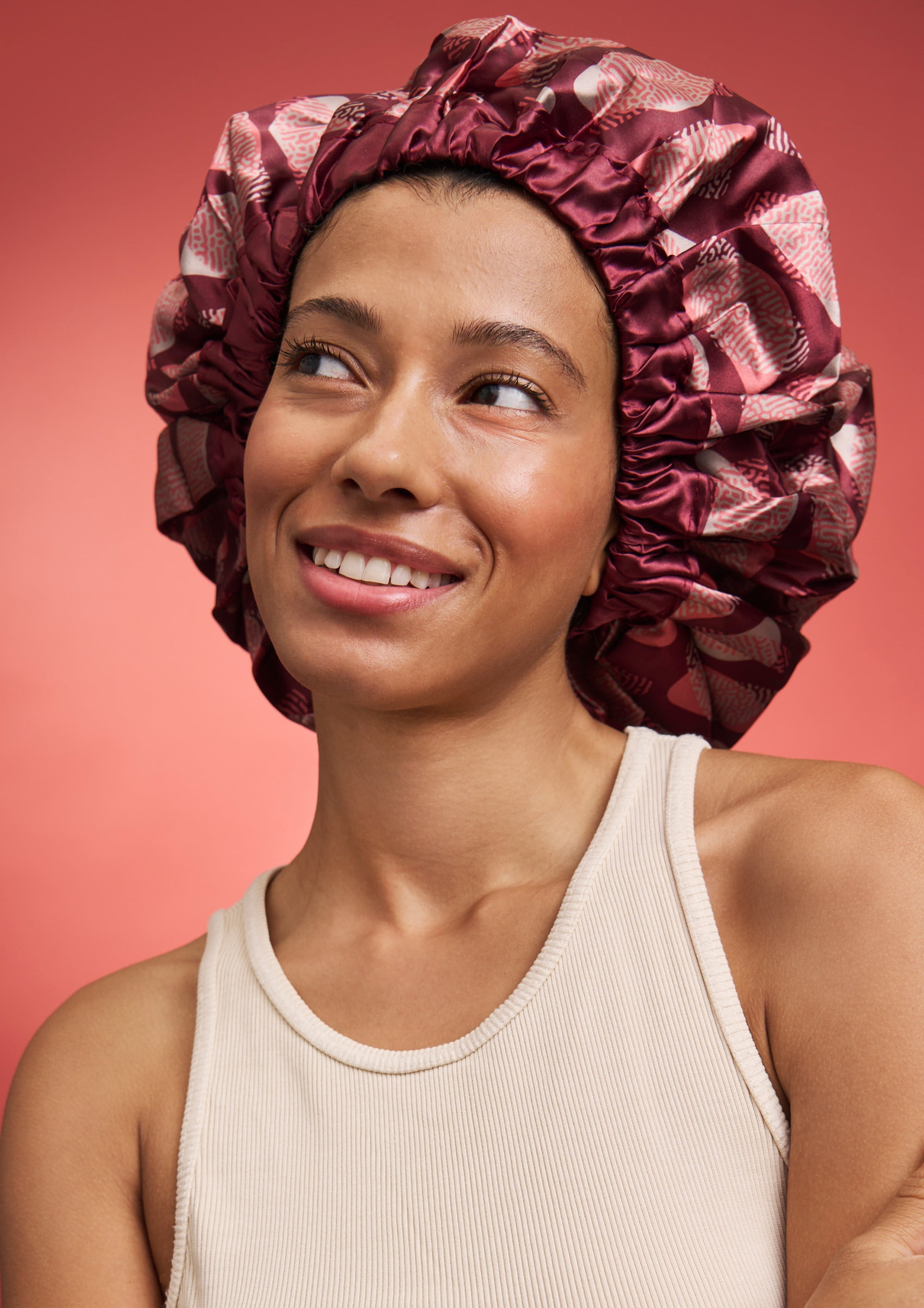 ☆RAIVE☆BONNET SATIN Goody Tru x DomoINK Satin Bonnet, Ultrasoft Large Satin