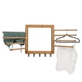thumbnail image 4 of Honey-Can-Do Wall-Mounted Swivel Clothes Drying Rack DRY-09386 Natural, 4 of 5