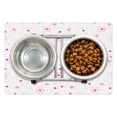 thumbnail image 1 of Princess Pet Mat for Food and Water, Pattern with Flowers Simple Classic Art Springtime Garden Cheerful, Non-Slip Rubber Mat for Dogs and Cats, 18" X 12", by Ambesonne, 1 of 1