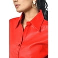 thumbnail image 1 of Ladies Gorgeous Red Leather Shirt, 1 of 10