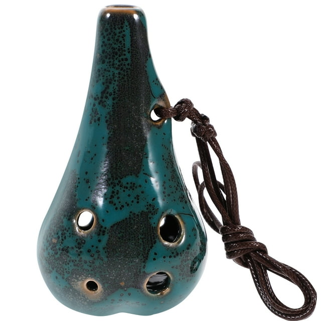 Principiante musical Cerámica Ocarina Principiante Instrumento Práctica 6-agujero Ocarina