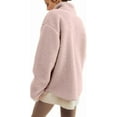 thumbnail image 4 of Maternity Baby Wearing Jacket, Women's 2-in-1 Winter Coat with Kangaroo Pocket, Heavyweight Fleece Zip Up Front for Mother and Infant, 4 of 8