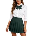 thumbnail image 4 of Ovbmpzd Green Summer Dresses for Women 2026 A-Line Tennis Cute Mini Skirts Casual Skirts Summer Skirts,XXXL, 4 of 6