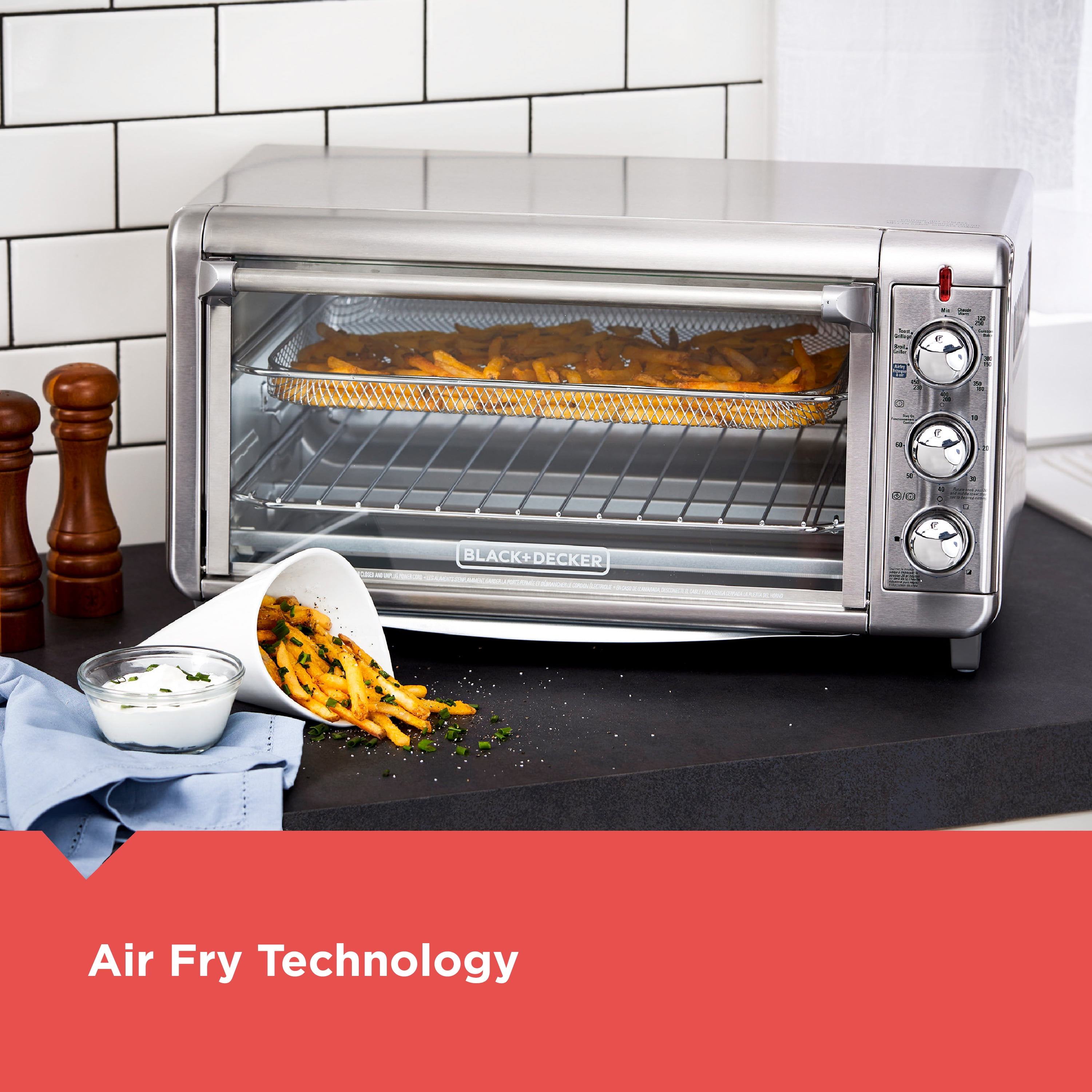 Black & Decker Air Fryer Toaster Oven for Sale in Penn Hills, PA