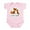 Petal Pink, variant on CafePress - Little Sister Fox Infant Bodysuit - Baby Light Bodysuit, Size Newborn - 24 Months