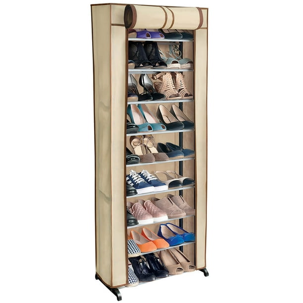 Ideaworks 30 Pair Shoe Rack W/Cover