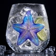 thumbnail image 7 of JWZZYD Artisanal Blue Ringed Octopus Glassware, 3.9" 2D Octopuses Stemless Wine Glasses, Handcrafted Marine Animal Bar Glass for Coastal Home Decor, Ocean Lovers(Starfish, 1 Pack), 7 of 7