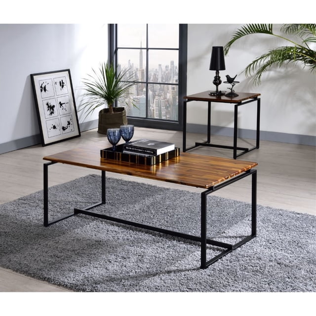Acme Furniture 83240 Ensemble de 3 Pcs Café/fin, Chêne & Noir