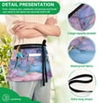 thumbnail image 4 of Yayeee Waist Apron with Pockets for Cooking Waterproof Half Server Aprons, Pink Marble Pattern, 4 of 7