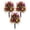 Pink 3PCS, variant on CY5O5ee 4PCS Artificial Flowers for Outdoors 17.7in Artificial SpikePlants Flowers Colorful Flowers Spring Decor for Porch Patio Home Yard Garden Window Box Pot Planters