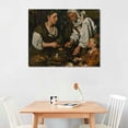 thumbnail image 2 of JEUXUS Diego Velazquez,An Old Woman Cooking Eggs Poster Print Decorative Painting Canvas Wall Art Living Room Posters Bedroom Painting  20x16in, 2 of 6