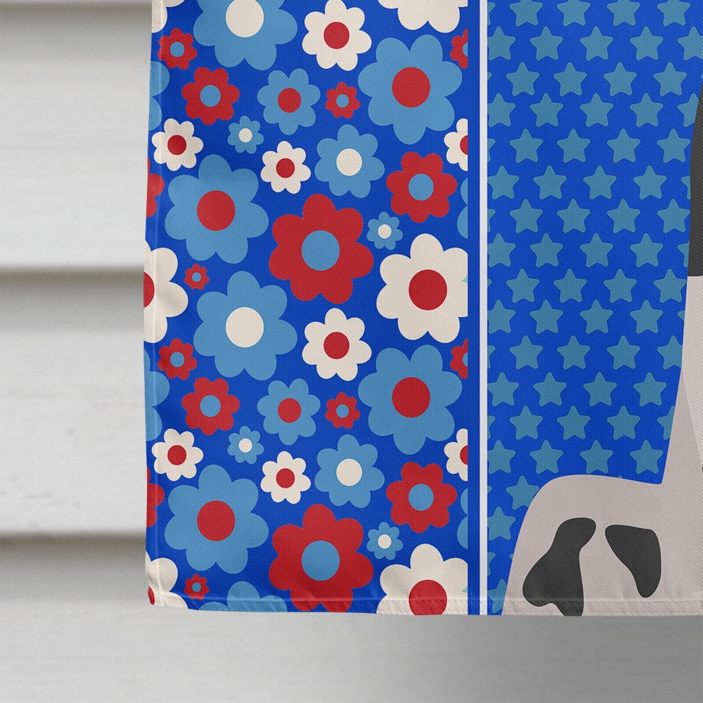 Harlequin Great Dane USA American Flag Canvas House Size