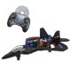 thumbnail image 5 of Luz LED de avión de espuma de 6 canale giroscopio de 6 avión con remoto arriba / abajo para que Negro CUTICAT RC de ala fija, 5 of 8