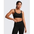thumbnail image 2 of CRZ YOGA Softness Butterluxe V Neck Sports Bras for Women Workout Top Wireless Yoga Bras, 2 of 6