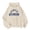 Beige, variant on Shirts for Women Trendy Winter Loose Hooded Long-sleeved Puff Cold Shoulder Drawstring Graphic Leisure Cotton Hoodies Sweatshirt(Beige,XL)