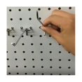 thumbnail image 4 of 50 Pcs Crochets pour Panneau Perforé Garage Atelier Rangement Présentation Organisation Acier Suspendus Rangement d'Outils Ho, 4 of 5
