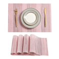 thumbnail image 1 of Set de 4 Manteles Individuales Leetaltree Rosa Misty 46x30cm Resistentes al Calor, 1 of 9