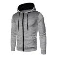 thumbnail image 3 of Sudadera Hoodie Con Cierre Y Gorro Moda Slim Fit, 3 of 6