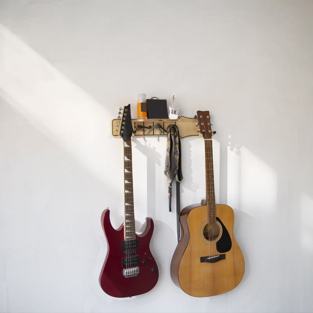 YongCo Heavy Type Wall Mount Guitar Hanger Durability Wall Mount Guitar Hanger for Electric Acoustic Ukulele