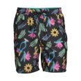 thumbnail image 2 of No Boundaries Men's & Big Men's 7" Printed Swim Trunks, 2 of 5