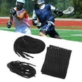 thumbnail image 4 of Lacrosse Mesh Kit Lacrosse Mesh Piece String Lacrosse Mesh String Black Nylon Wear Proof Lacrosse Mesh Piece Woven String For Accessory, 4 of 8