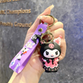 thumbnail image 3 of YIXIGGC Cute Cartoon Sanrio PVC Keychain - Cartoon Doll Keyring for Bags & Keys CJ#419-5597, 3 of 5