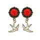 thumbnail image 1 of 1 par de tapones para los oídos, túneles, calibradores, ensanchadores, piercings, joyería de moda para mujer Rojo 12mm Yinane Túneles tragar enchufes, 1 of 7