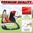 thumbnail image 5 of BOHEN Pop Up Soccer Goals for Kids-Foldable Portable Soccer Net for Outdoor Indoor Backyard Beach(3.3x2.2FT,Red), 5 of 7
