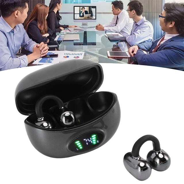 Auriculares de Traducción de conducción ÓSea, Auriculares de Traductor de Idiomas 4 Modos versáLes de Alta Fidelidad Sonido Estéreo Para Estudiar