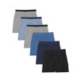thumbnail image 1 of Hanes Mens ComfortSoft Knit Boxers 6-Pack, M, Assorted, 1 of 2