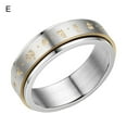 thumbnail image 2 of ievspot 1 Pcs Unisex Anxiety Spinner Rings Rotatable Outer Finger Ring Punky Cool Relieveing Stress Spinning Rings, 2 of 7