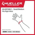 thumbnail image 5 of Mueller Green Fitted Wrist Brace, Right Hand, Unisex, Small/Medium, Black, 5 of 8
