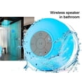 thumbnail image 3 of Waterproof Bluetooth Shower Speaker with Suction Cup and Build-in Mic Speakerphone, 3 of 10