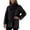 Black, variant on TIANZEN European Size Stylish Long Coat – Loose Fit Hooded Blend For Fall/Winter Women Sweater plus Size Women Dress Coats for Women