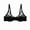 Black, variant on Lunera Lace Bra For Women Lunera Bra No Underwire Thin Mesh Gathered Bras Full Coverage Push Up Sagging