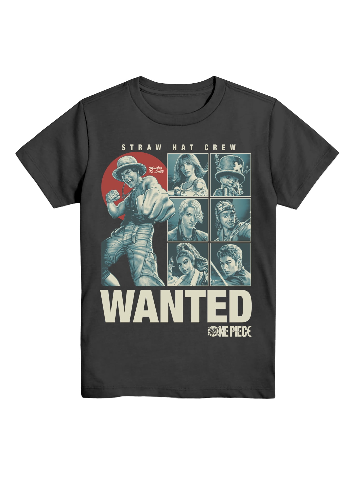 One Piece, Boys' & Big Boys' Graphic Tee with Short Sleeves, Sizes 4-18