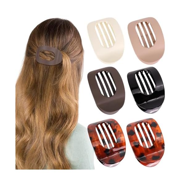 wonima44 6 Hair Clips for Women, Hair Clips, Duck Beak Hair Clips, Large Hair Clips for Styling and Splitting