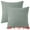 Dark Gray, variant on Unique Bargains Solid Couch Sofa Chenille Throw Decorative Pillow Covers (2 Count) Beige 16" x 16"