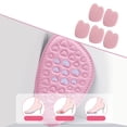 thumbnail image 3 of 5 Pairs Sandals High Foot Pads Reusable Soft Ball of Foot Cushions Forefoot Pads for Women Prevention Pads - Pink, 3 of 7