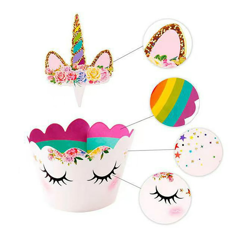 Ecozen Lifestyle Ultimate Unicorn Party Supplies and Plates for Girl Birthday | Best Value Unicorn Party Decorations Set for Creating Unicorn Theme