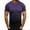 Purple, variant on Njoeus Mens Undershirts Short Sleeve Tops Mens Big & Tall Workout Tshirts, Men's Short Sleeve Muscle T-Shirt Color Block Summer Tops Gradient Tees Crewneck Casual Gym Shirts S-4Xl Graphic Tees