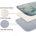 thumbnail image 4 of Oil on relief 992 Non-Slip Memory Foam Bath Rug: Absorbent, Quick-Dry, Machine Washable, Soft & Comfortable - L, 4 of 7