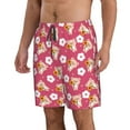 thumbnail image 2 of Goofa Piggy Sunflower Printed Mens Swim Trunks Summer Quick Dry Short Beach Swimwear Bathing Suits-X-Large, 2 of 9