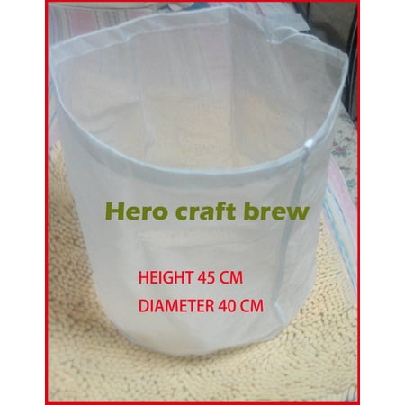 

Homebrew Filter Bag 45cm Diameter 40cm Diameter Reusable for Homebrew Mash Integration Wine Beer Brew-in Bag